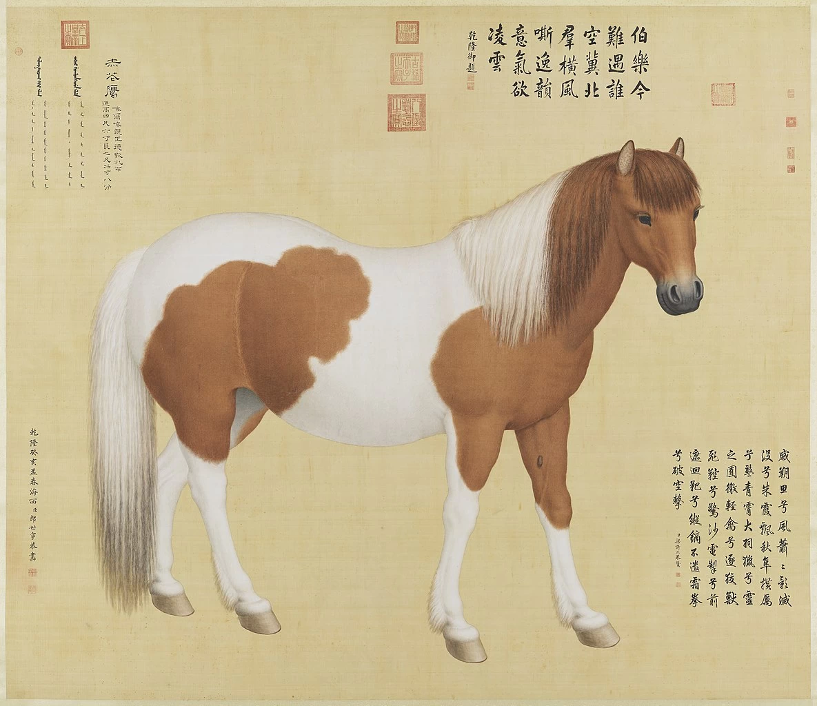 Serie dei 10 cavalli. Cavallo Chihuayingg - Museo del Palazzo, Pechino
